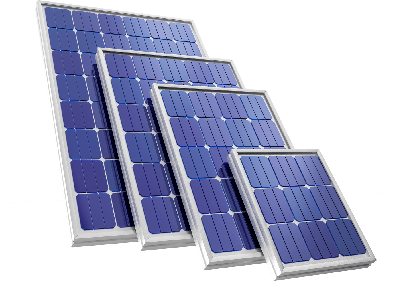 Solar Panels in Different Sizes